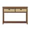 Walker Edison Reclaimed Barnwood Mission Storage Entry Table